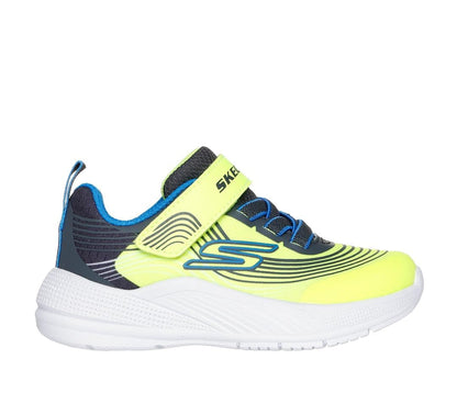 Skechers Microspec Advance - Tenis para niños | Atlético, cierre adaptativo, ligero, lavable a máquina, plantilla acolchada