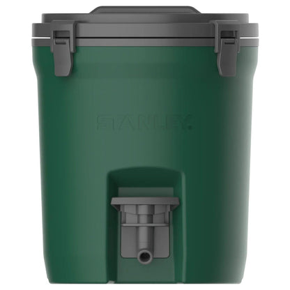 Stanley Adventure The Fast-Flow Water Jug Green 7.5L - Dispensador de agua portátil de flujo rápido con tapa a prueba de fugas, Dispensador stanley para bebidas frias y heladas