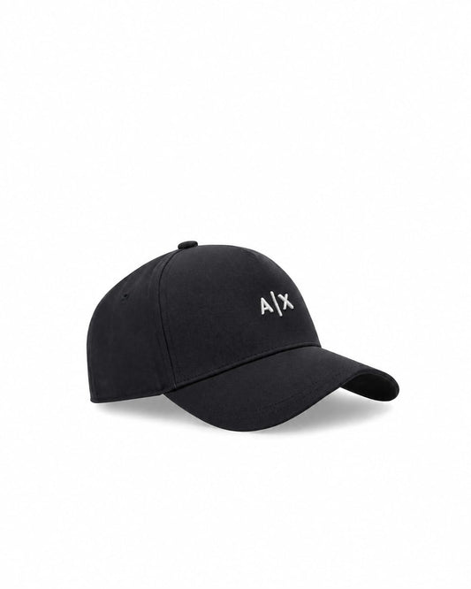 AX Armani Exchange Gorra de béisbol con Logo de Contraste pequeño Gorro/Sombrero para Hombre