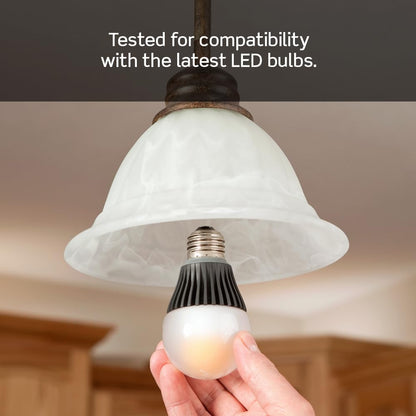 Leviton DDL06-1LZ Decora Digital Dimmer 300-Watt LED and CFL/600-Watt Incandescent and Halogen
