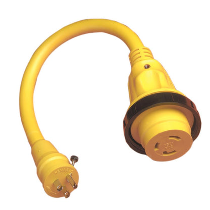 Marinco Adaptador en Espiral - 15a 125v to 30a 125v