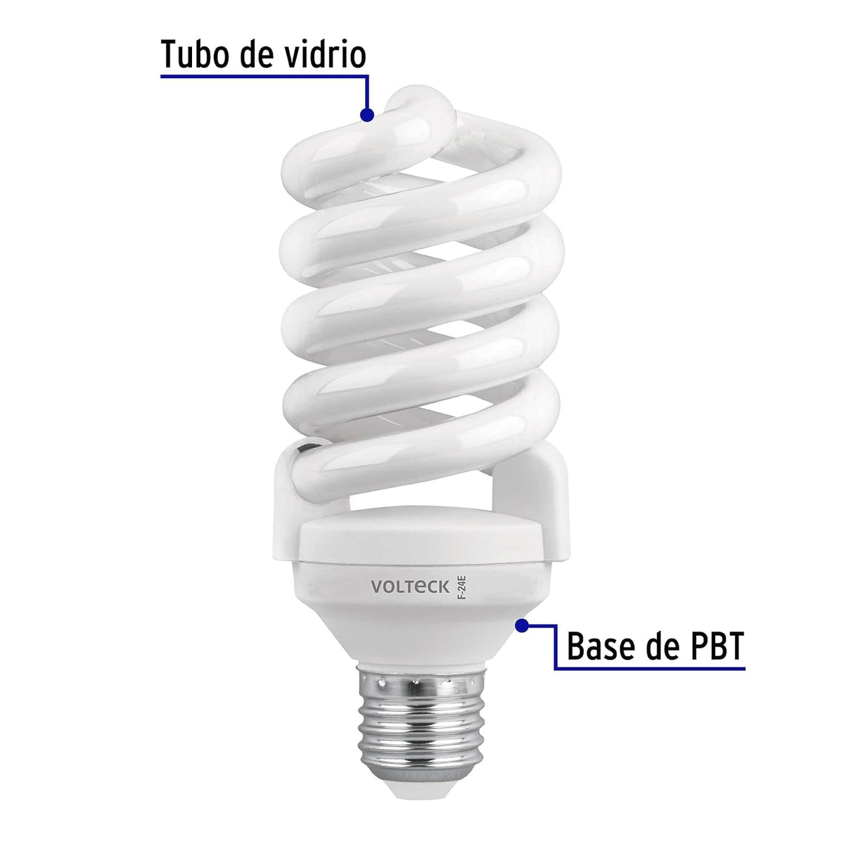 Volteck F-24E, Lámpara espiral