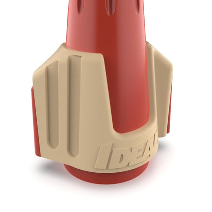 IDEAL Electrical Twister PRO (30-144) Conector de alambre rojo/café, caja de 50 - Tuercas de alambre de torsión suaves para 22 a 8 AWG con SureGrip Comfort Overmold