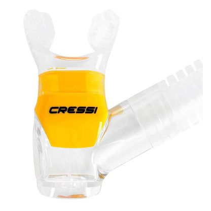 Cressi Tubo de Buceo para Adultos con protección contra Salpicaduras y válvula Superior - Supernova Dry: diseñado en Italia