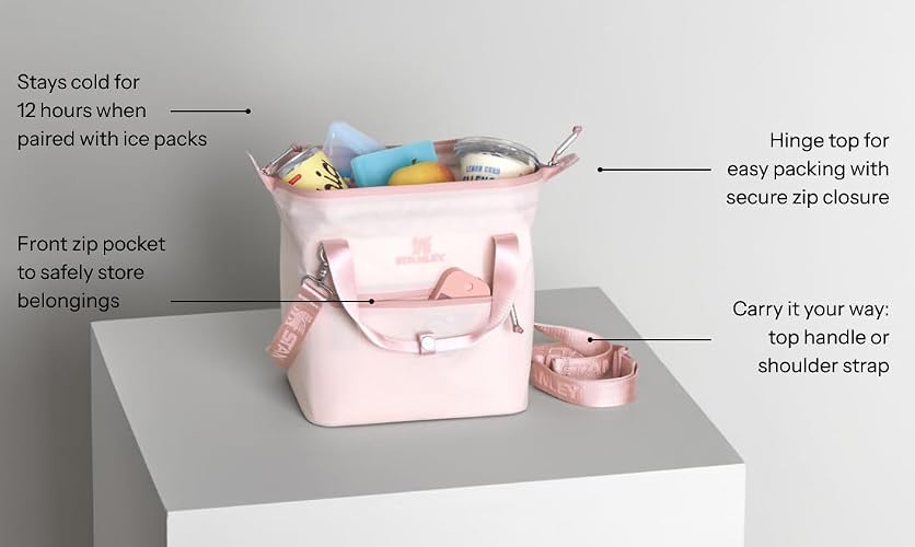 Stanley All Day Julienne - Mini bolsa enfriadora suave y fiambrera | 10 latas de poliéster reciclado | Refrigeración de 12 horas | Enfriador de viaje