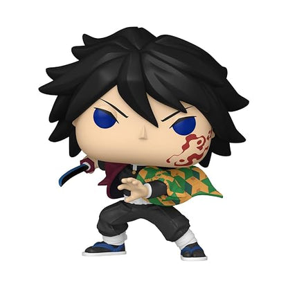 Funko Pop! Animation: Demon Slayer - Giyu | Mercancía Oficial - Figura de Vinilo Coleccionable para Decoración - Regalo de Cumpleaños para Fans