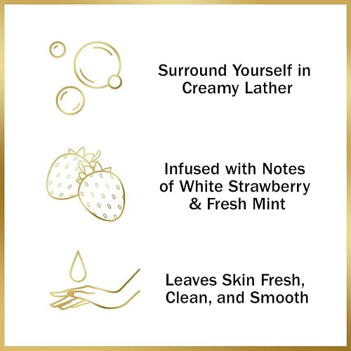 Olay Notes Barra de Belleza White Strawberry & Mint, con Vitamina B3, Sensación Refrescante, 3.17 oz, Paquete de 4