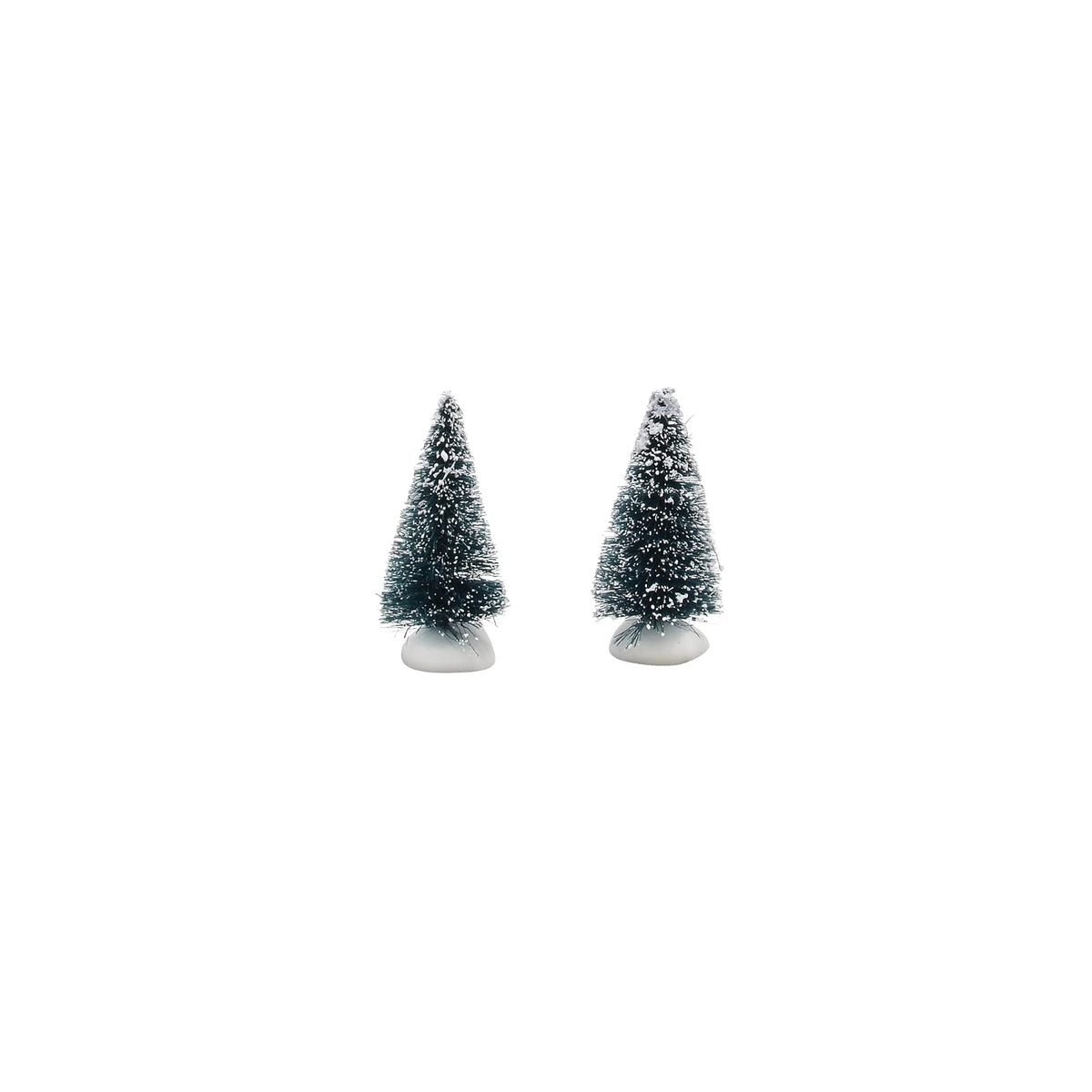 Department 56 Accesorios para aldeas Bag-O-Frosted Topiaries Árbol
