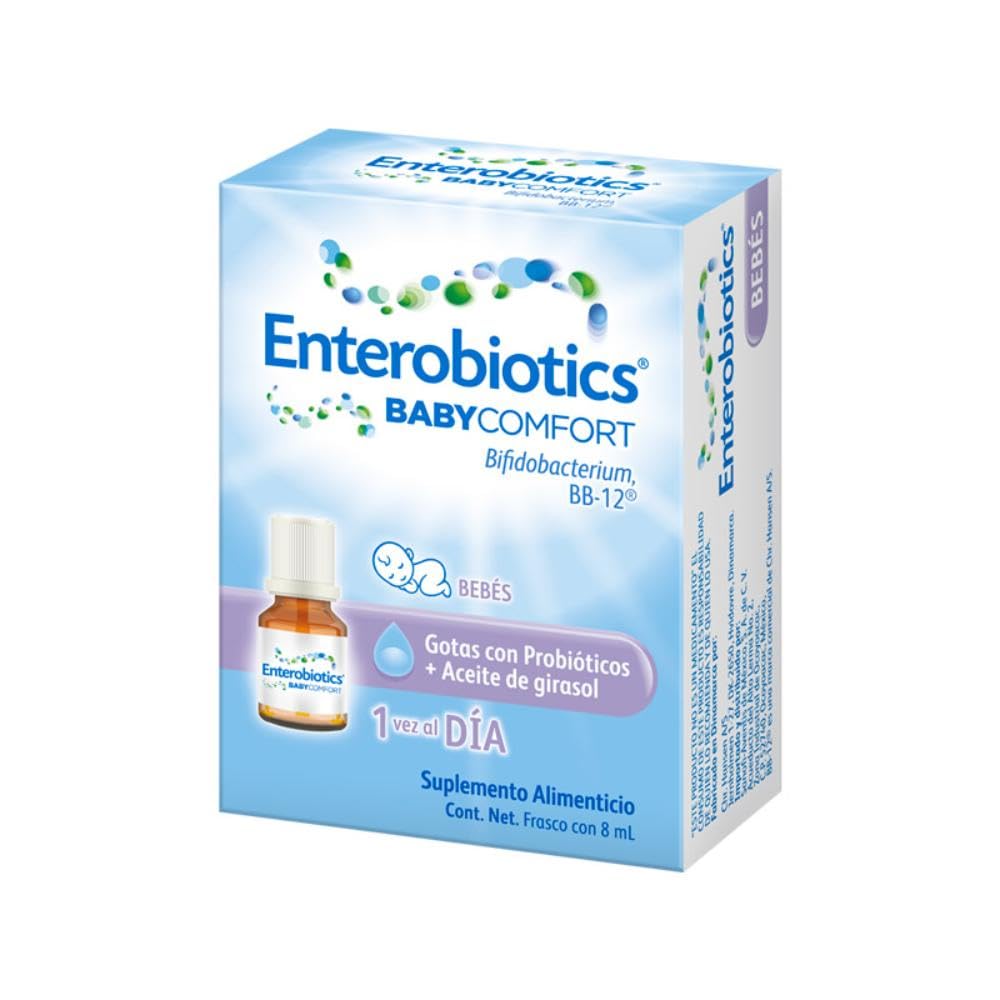 Enterobiotics Baby Comfort suplemento alimenticio para bebé, frasco de 8 ml