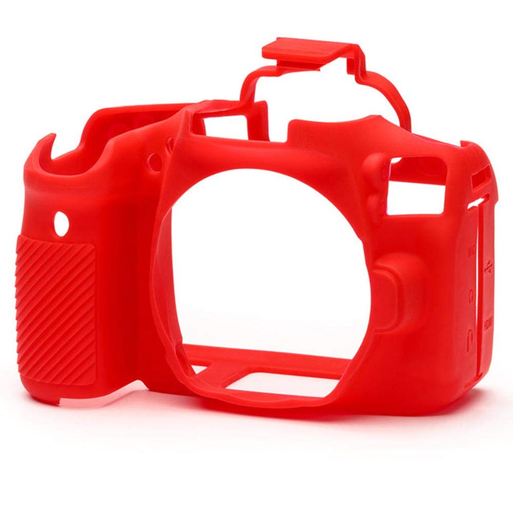 EasyCover Funda Protectora ECC90DR para Cámara Fotográfica Canon 90D Rojo