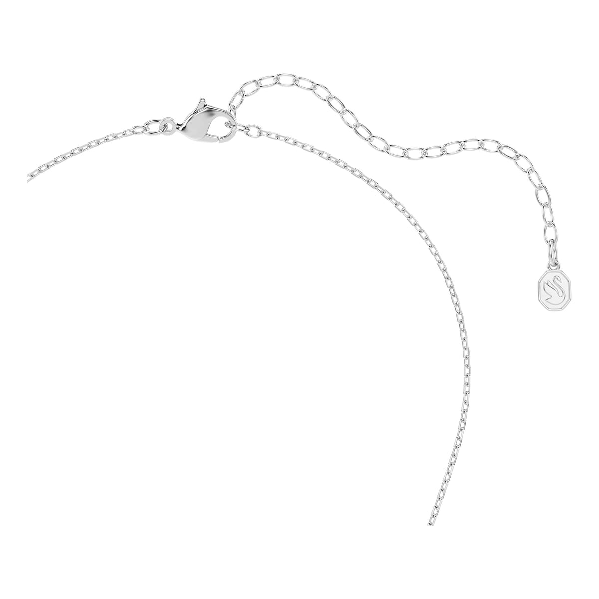 Swarovski Hyperbola Colección, Corte redondo, Blanco, Baño de Rodio