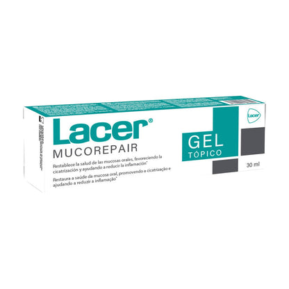 Lacer, Mucorepair Gel Oral Cicatrizante y Protector de la Mucosa, Uso Tópico, 30 ml