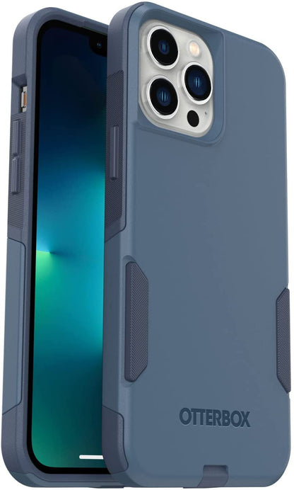 OtterBox Funda Commuter Series para iPhone 13 Pro Max y 12 Pro Max - ROCK SKIP W