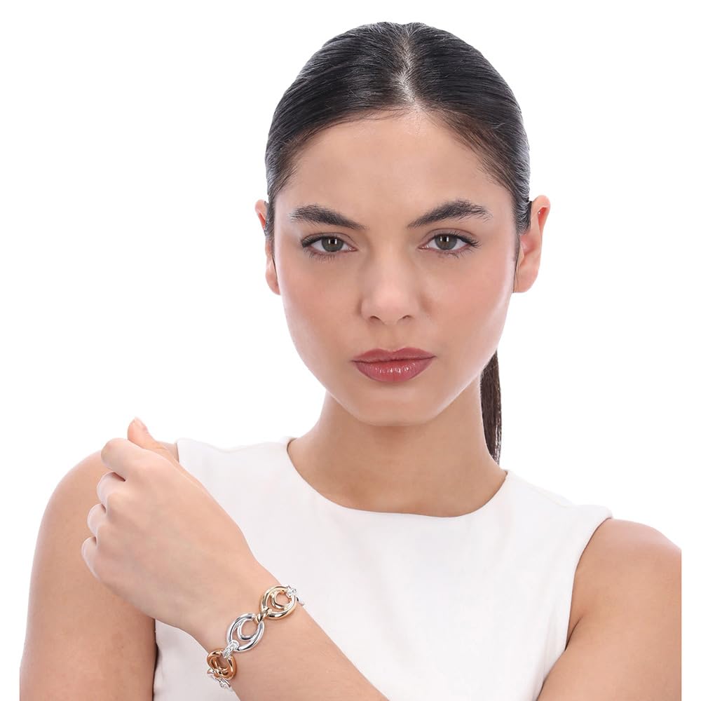 Anne Klein Pulsera Bitono Ovalado para Mujer