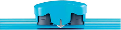 MAPED Guillotina Precise Cut Azul | Cuchilla Auto-Retráctil | Corta 5 Hojas | Regleta en cm/pulg | Ideal para Papel y Fotos
