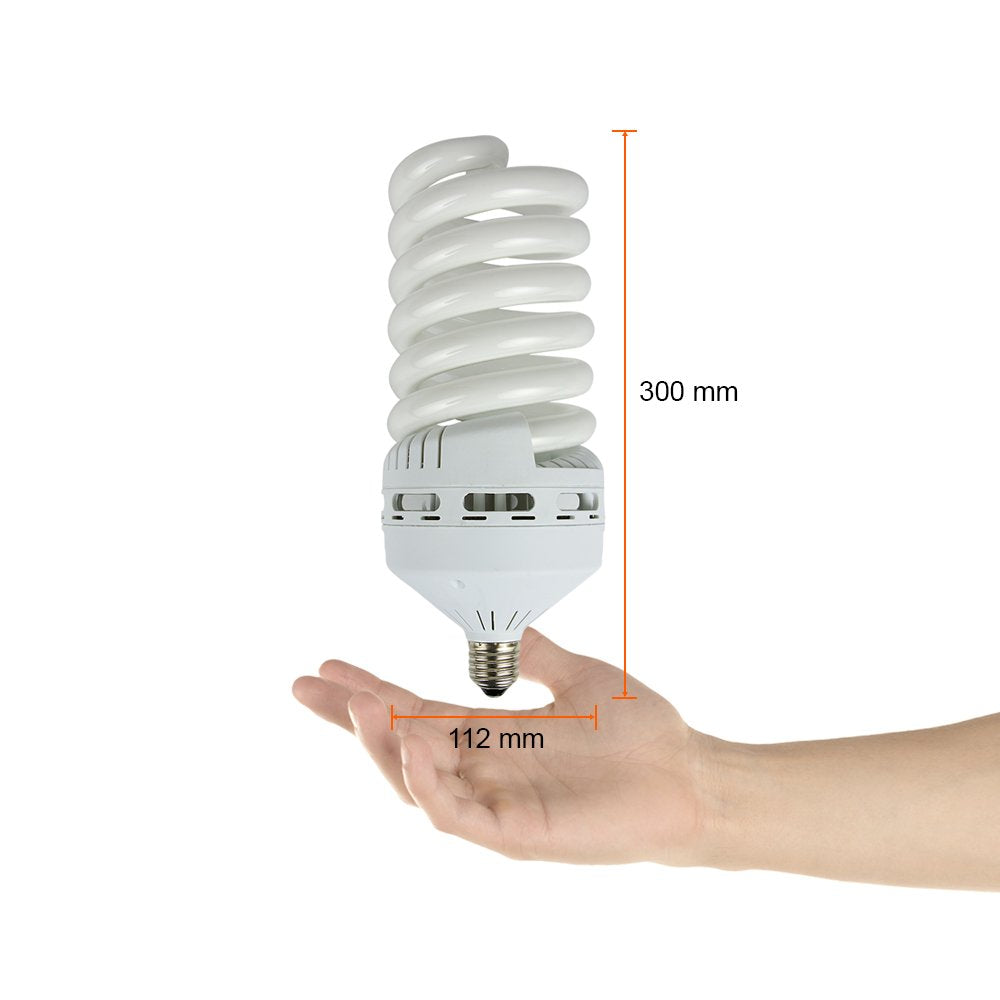 Tecnolite - Foco Fluorescente 100W Luz de Día, No atenuable, Foco ahorrador