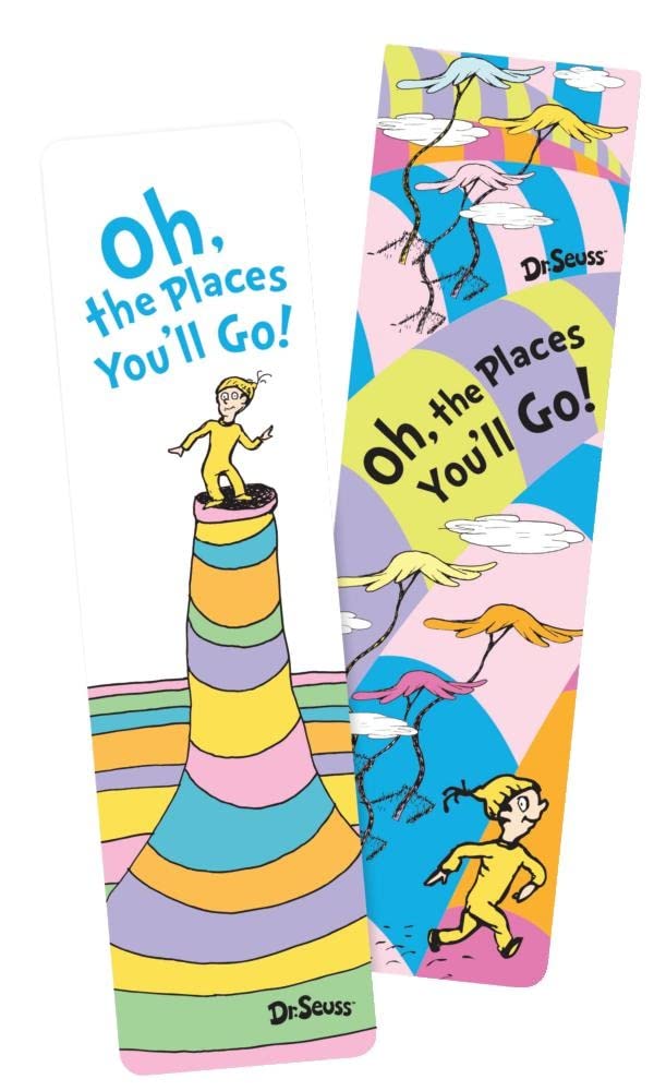 Dr Seuss Oh the Places You'll Go - Juego de mesa [Importado de Alemania], Bookmark Assortment Set