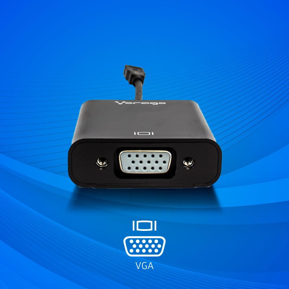 Vorago ADP-200 Adaptador USB 3.0 a VGA Full HD Hasta 1080p Compatible Con Windows