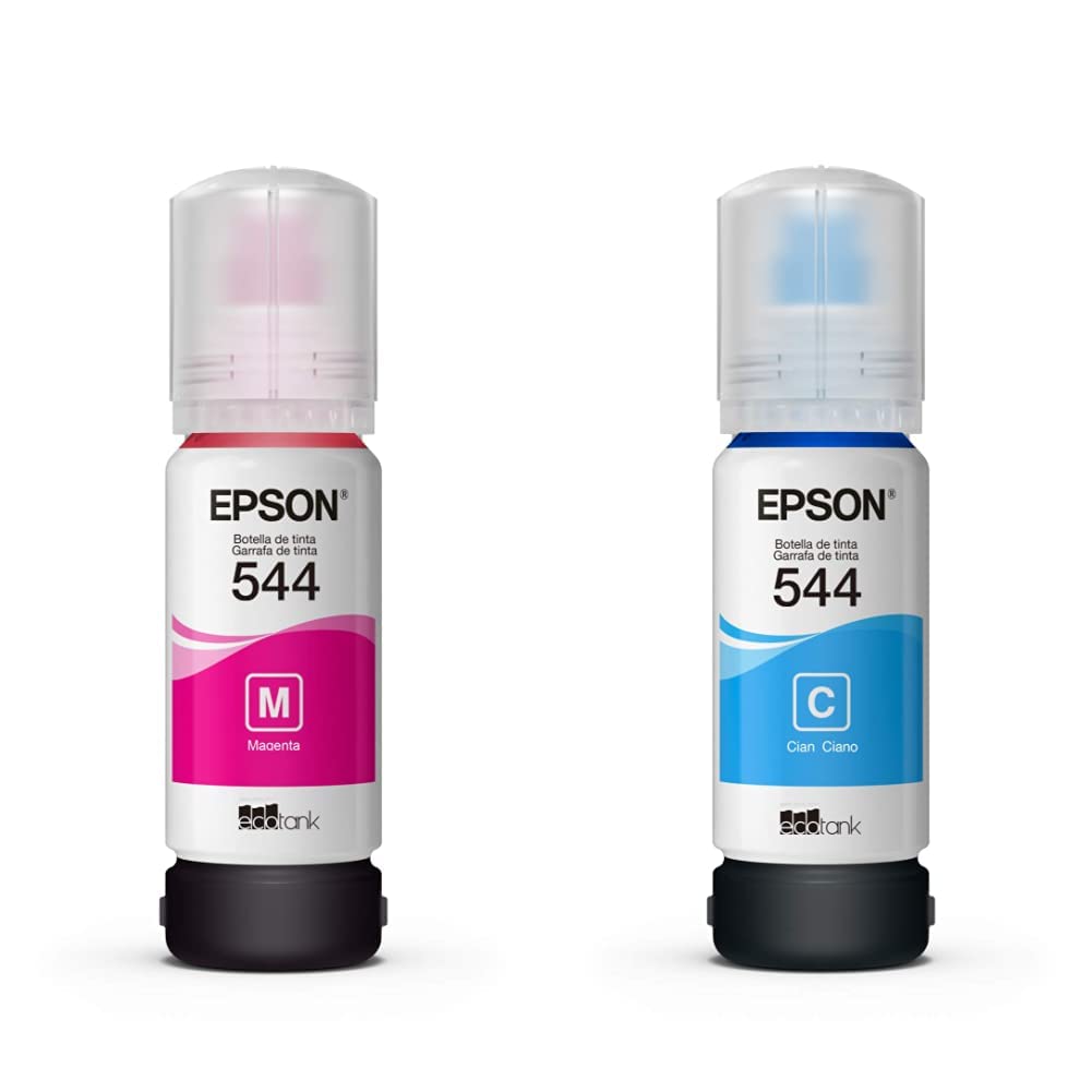 Epson Cartucho Dye para EcoTank, Colores Surtidos - Magenta - Cartucho Dye + Inyección de Tinta