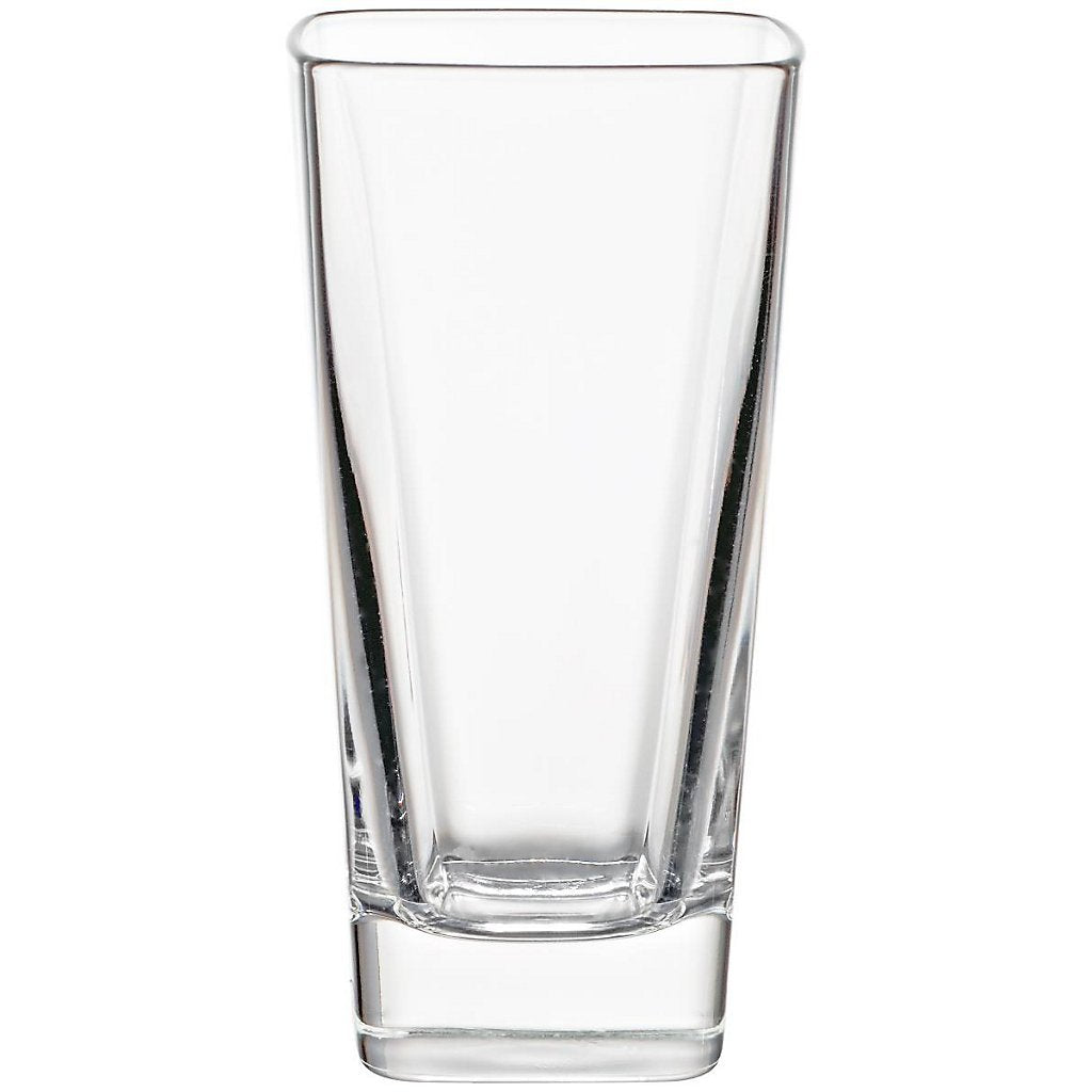 Borgonovo Palladio - Juego De 6 Vasos De Vidrio De 320 Ml. Vaso Transparente Cristal Elegantes para Restaurantes, Fiestas, Té, Helado, Cerveza, Jugo, Cóctel, Limonada Set 6 piezas