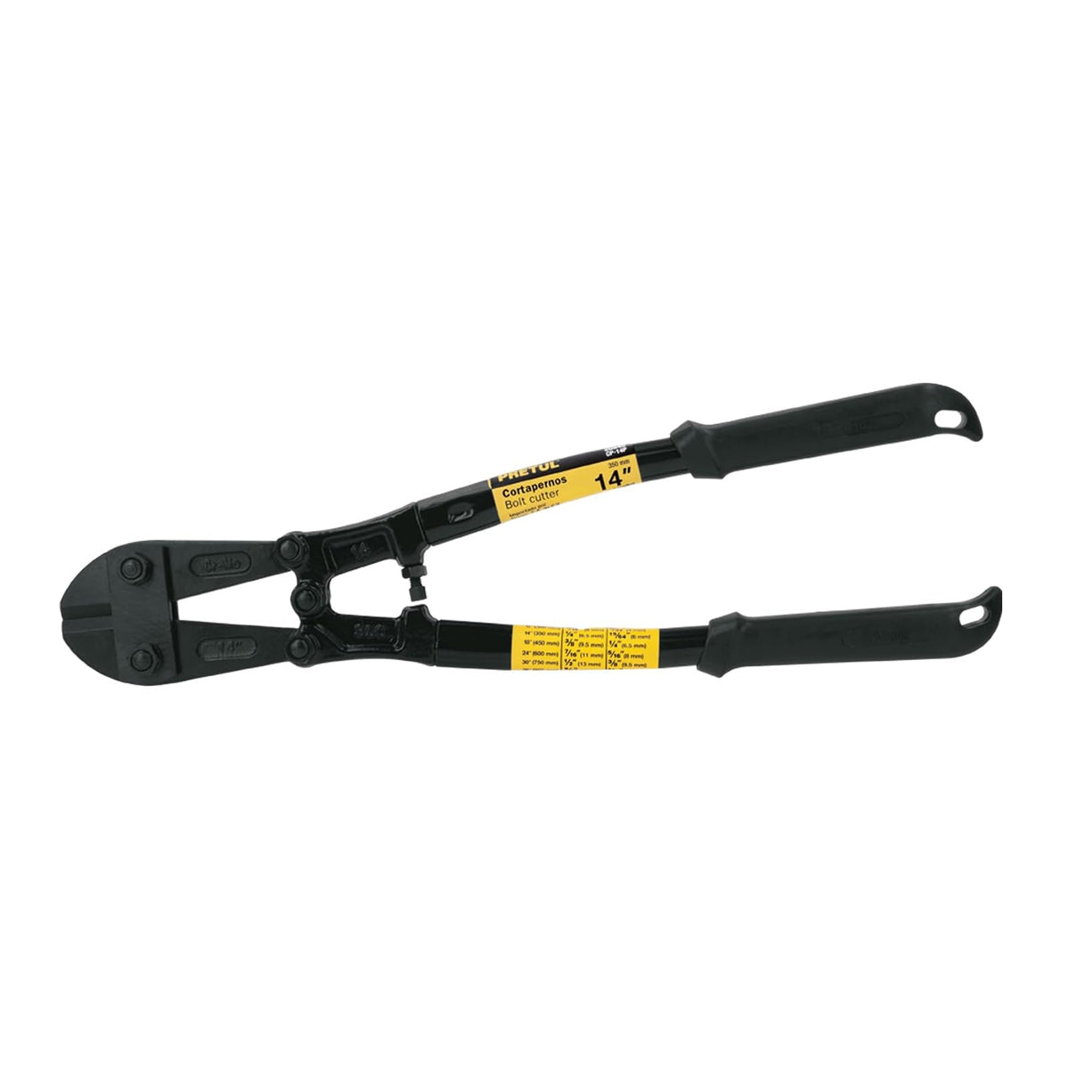 Pretul CP-14P, Cortapernos, forjadas en acero cromo molibdeno, 14" - 14"