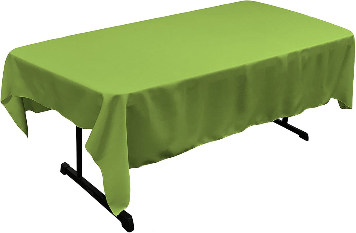 LA Linen Mantel Rectangular de Popelina Poliéster - 213.4 x 152.4 cm (Rectangular) - Rectangular - Lima