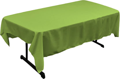 LA Linen Mantel Rectangular de Popelina Poliéster - 213.4 x 152.4 cm (Rectangular) - Rectangular - Lima