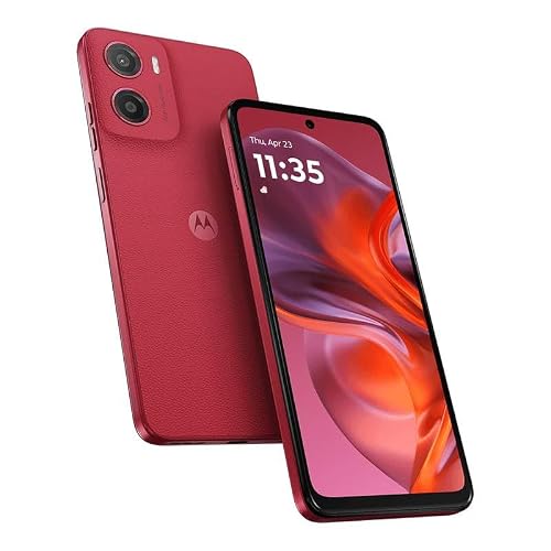 Motorola G05 Rojo (4GB RAM/128GB), 50MP, Celular Desbloqueado