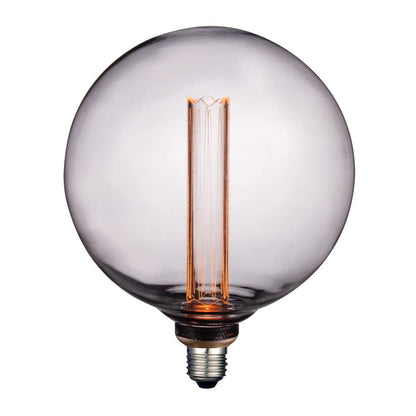 Tecnolite Foco G200 Vintage LED 3.5 W, Luz Cálida, Base E27, Atenuable - Humo
