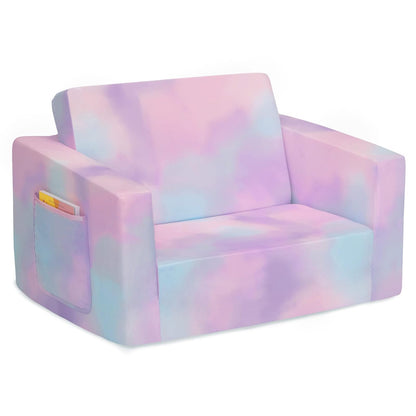 Delta Children Silla Cozee Flip-out Convertible 2 en 1 en Sillón Reclinable para Niños