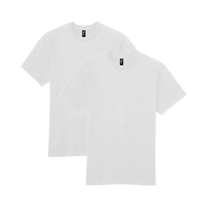 Gildan Hammer Playera de Adulto Camiseta para Hombre - Blanco 2 piezas (White (2-Pack)) - M