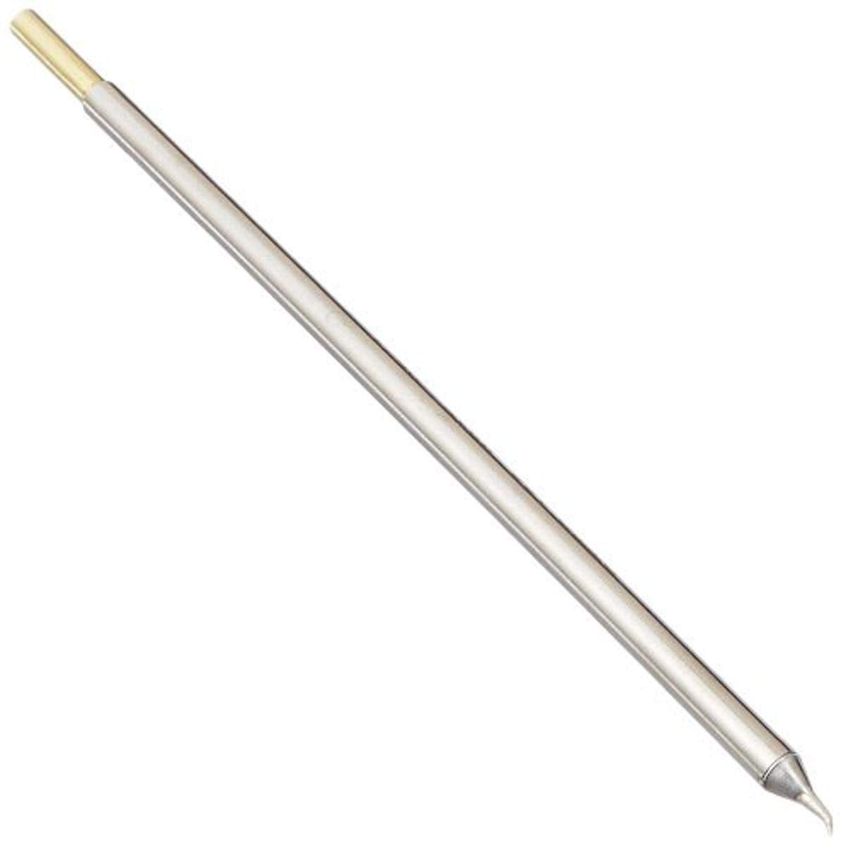 Metcal STTC-126 STTC Series cartucho de soldadura para la mayoría de aplicaciones estándar, temperatura máxima de punta de 412,8 °C, punta cónica afilada doblada 30°, tamaño de punta de 0,4 mm, longitud de punta de 7,9 mm