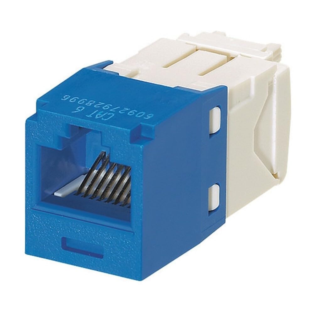 Panduit CJ688TGBU Category-6 Módulo de conector estilo TG de 8 cables, azul