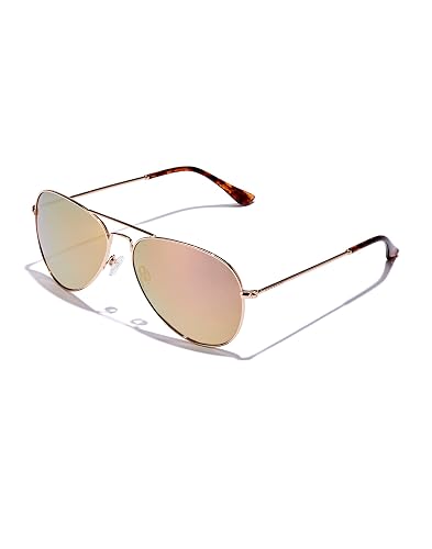 HAWKERS Lentes de Sol HAWK para hombre y mujer - Rosa Polarizado, Rosegold Ct - Pink