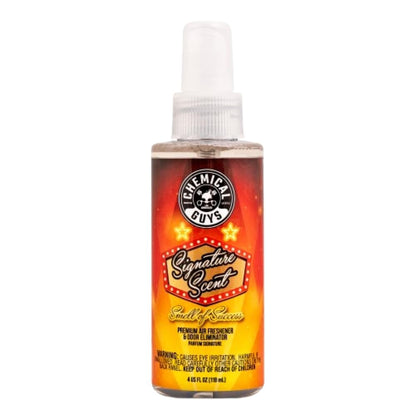 Chemical Guys Ambientador y Eliminador de Olores Signature Scent - 4 Fl Oz (Pack of 1)