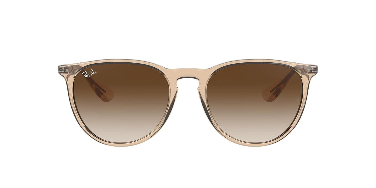 Lentes oscuros RB4171 Erika anteojos de sol redondas, RAY-BAN, Mujer, Black/Gold Mirror, 54 mm - 54 - Marrón