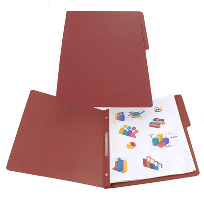 Wilson Jones/Carpeta Accopress Folder con Broche de 8 cm. 300 Hojas. Caoba 90 pzas. Carta. P4555