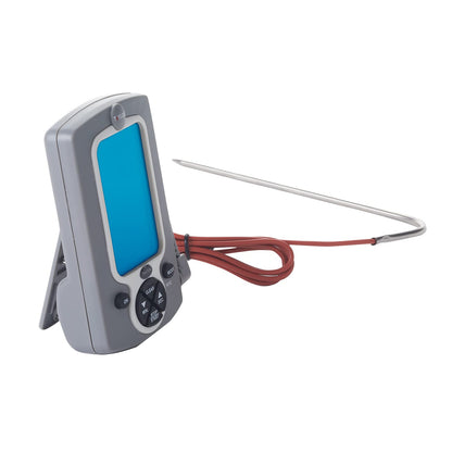 Taylor Instant Read - Sonda Digital con Cable para Carne, Comida y Barbacoa, termómetro de Cocina, Color Blanco