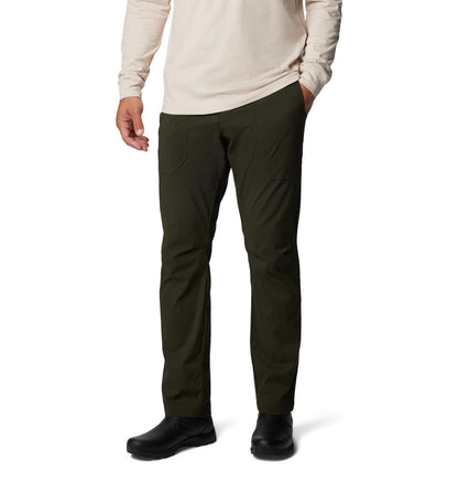 Columbia Landroamer Ripstop Pant II Pantalones para Senderismo Hombre - X-Large - 30" Inseam - Paisaje verde