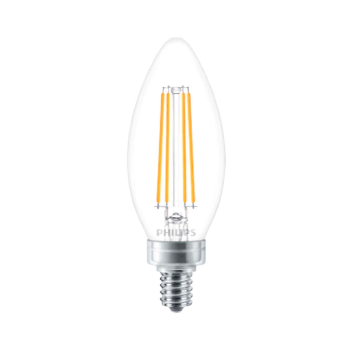 Philips LED 3 Pack Foco Filamento base E12 luz fría- Focos decorativos para cualquier espacio de tu hogar
