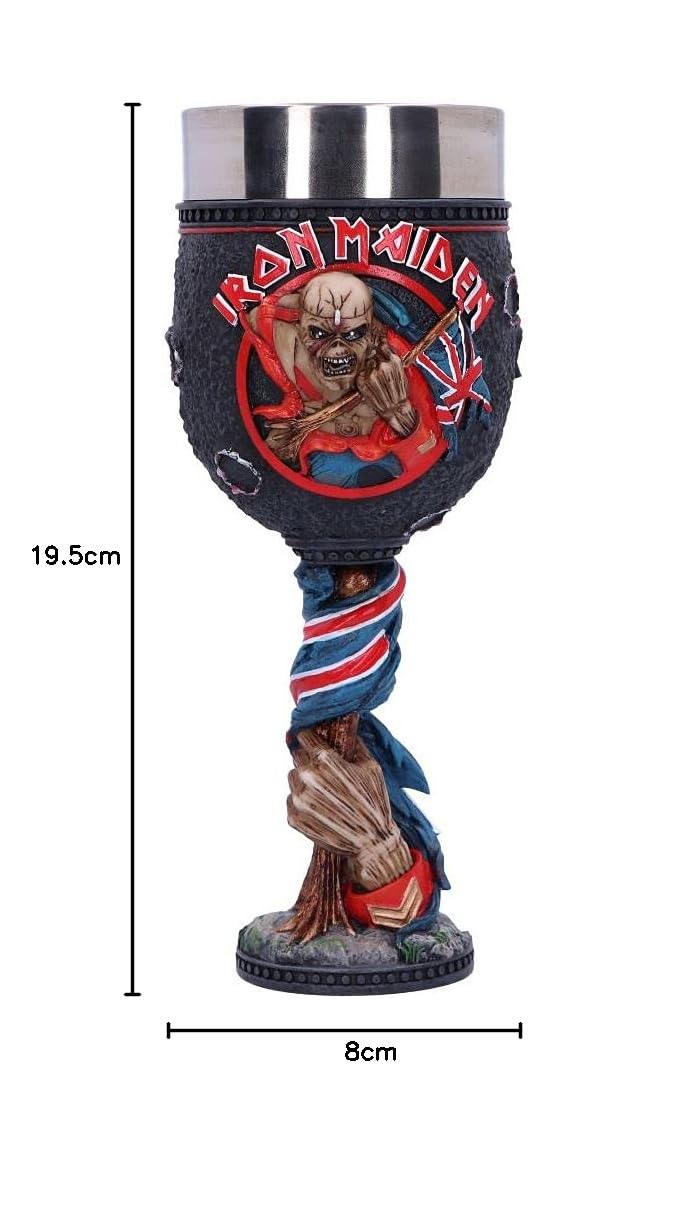 Nemesis Now - Cáliz de Iron Maiden The Trooper con licencia oficial de 19,5 cm