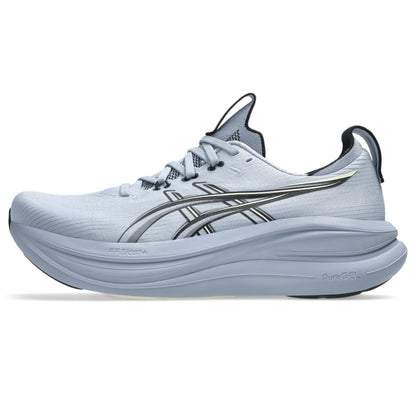 Asics Gel-Nimbus 28 Tenis para Correr Hombre - 26.0 cm - Gris Azul - Negro