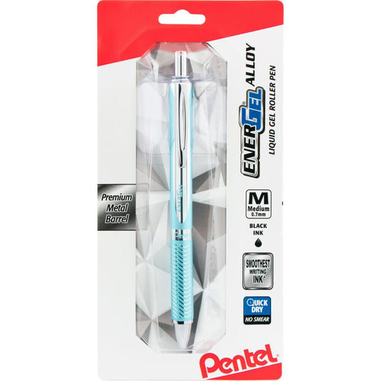 Pentel EnerGel Aleación RT bolígrafo de Gel líquido Premium, Azul