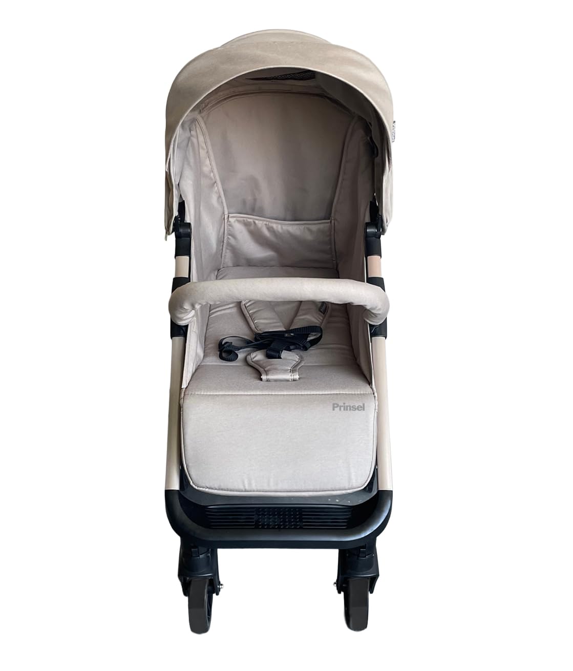 PRINSEL | Carriola para Bebé | Carreola de Viaje/Paseo | Barcelona LX | Beige | De 0 Meses a 3 Años, Multiposiciones, Amplia Canastilla, Descansapies Ajustable | Artículos para Bebés - Recién Nacidos