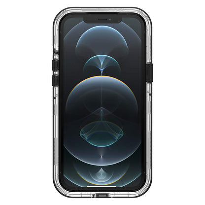 LifeProof Next Series - Funda para iPhone 12 Pro MAX, Vidrio Negro (Transparente/Negro)