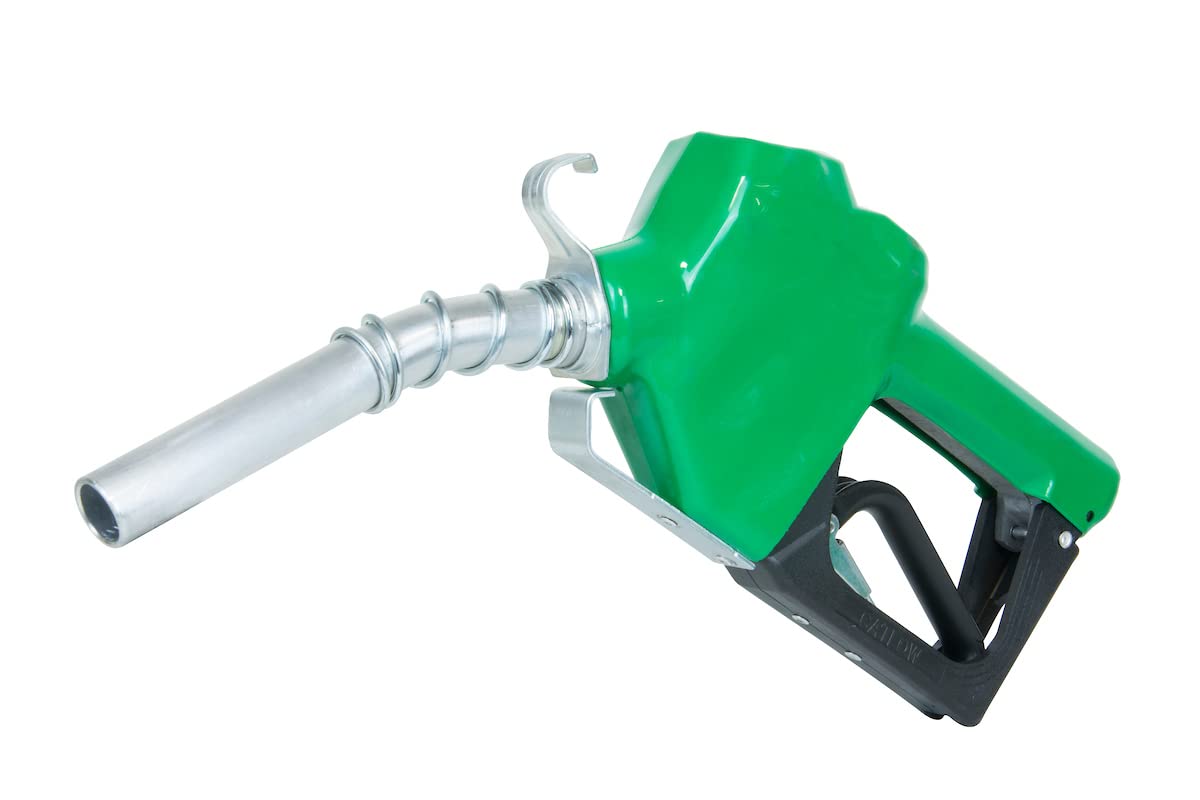 Fill-Rite N075UAU10 Boquilla automática transferencia combustible, roja - Auto - estándar - 1.9 cm - Verde