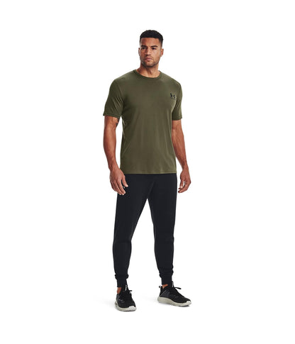 Under Armour Sportstyle Left Chest Camiseta de Entrenamiento para Hombre - (390) Marine Od Green - Black - Black - 4XL