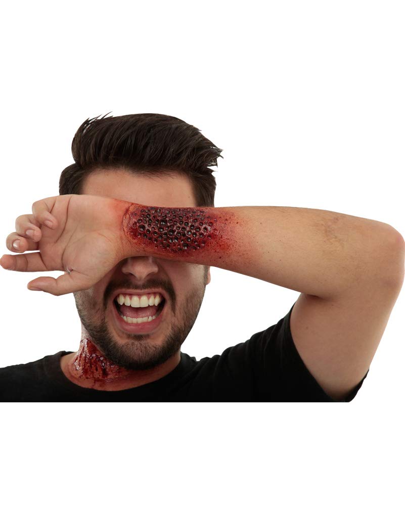 Ghoulish Productions Trypophobia, Aplicación de Herida Falsa Sangrienta de Hoyos, Pegatina de Látex de Tripofobia Ideal para Disfraz de Halloween y Fiestas de Disfraces