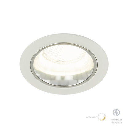 Tecnolite - Lámpara de interior LED atenuable para empotrar, 13 W, Luz blanca neutra