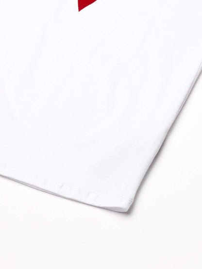 Guess Playera con Logotipo Triangular en Contraste. Camiseta para Hombre